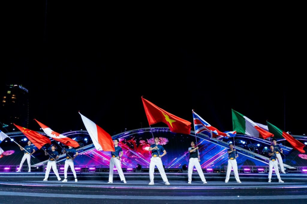 All systems go: synced staging, sound, lights, and AR